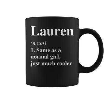 Lauren Definition Name Cool Funny Personalized Birthday Coffee Mug | Mazezy