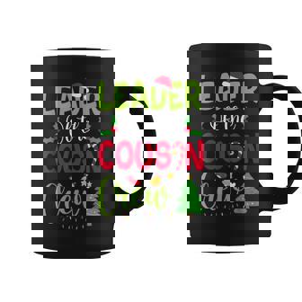 Leader Of The Cousin Crew Christmas Family Xmas Coffee Mug - Thegiftio