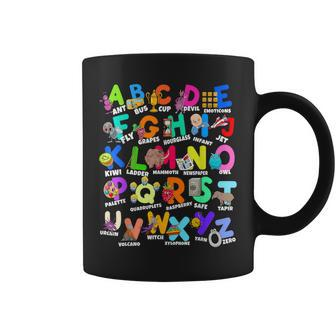 Learn Alphabet Abc's For Boys Adults Preschool Teacher Coffee Mug - Monsterry DE