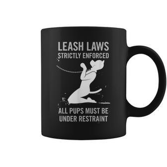 Leash Laws Strictly Enforce Pup Play Lgbt Pride Coffee Mug | Mazezy