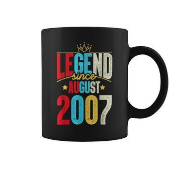 Legend Since August 2007 Bday 15Th Birthday Coffee Mug | Mazezy
