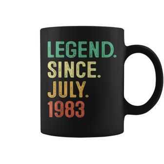 Legend Since July 1983 40Th Birthday Men Gifts 40 Years Old 40Th Birthday Funny Gifts Coffee Mug | Mazezy