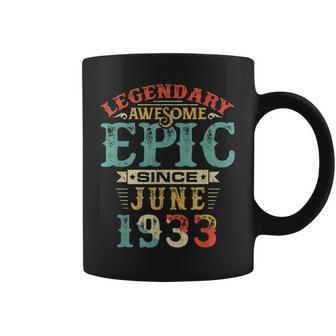 Legendary Awesome Epic Since June 1933 Birthday 87 Years Coffee Mug | Mazezy