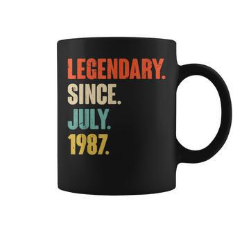 Legendary Since July 1987 35 Year Old Gift 35Th Birthday Coffee Mug | Mazezy