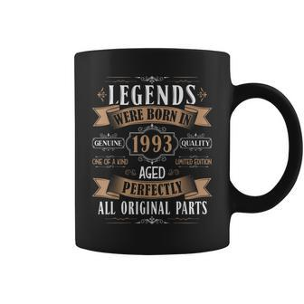 Legends Born In 1993 30Th Birthday 30 Years Old Bday Men Coffee Mug - Seseable