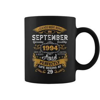 Legends Born In September 1994 Decoration 29 Years Old Coffee Mug - Seseable