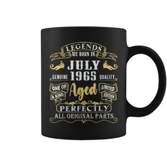 Legends Were Born In July 1965 Vintage 55Th Birthday Gifts Coffee Mug | Mazezy