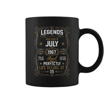 Legends Were Born In July 1967 55Th Birthday Gift Coffee Mug | Mazezy
