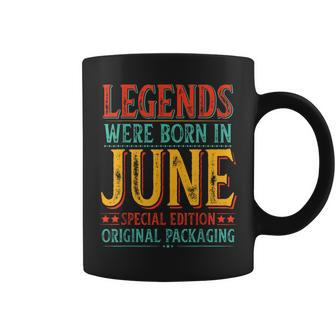 Legends Were Born In June - Birthday Original Packaging Coffee Mug - Seseable