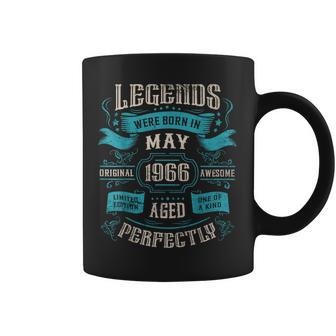 Legends Were Born In May 1966 Birthday Coffee Mug | Mazezy