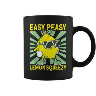 Lemonade Dealer Easy Peasy Lemon Squeezy Lemonade Stand Boss Coffee Mug - Seseable