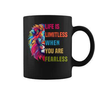 Leo Season Lion Motivational Inspirational Coffee Mug - Seseable