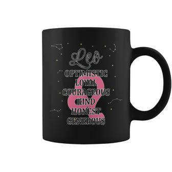Leo Zodiac Sign July August Birthday Facts Features Traits Coffee Mug | Mazezy