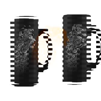 Leopard Cheetah Tiger Leopard Face Lion Cat Coffee Mug - Monsterry
