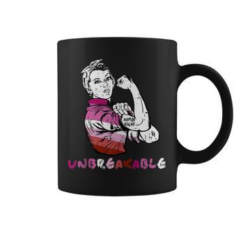 Lesbian Human Rights Unbreakable Lgbtq Cool Lgbt Ally Gift Coffee Mug | Mazezy