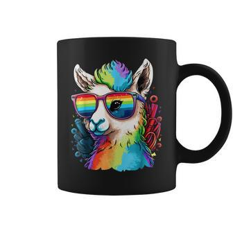 Lesbian Lgbt Gay Pride Llama Coffee Mug - Thegiftio UK