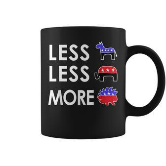 Less Democrat Less Republican More Libertarian Pro Freedom Coffee Mug - Thegiftio UK