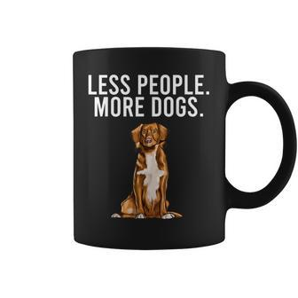 Less People More Dogs Nova Scotia Duck Tolling Retrievers Coffee Mug - Thegiftio UK