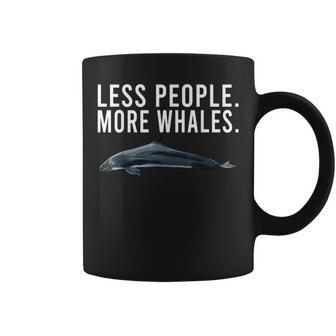 Less People More Whales False Killer Whale Introvert Coffee Mug | Mazezy