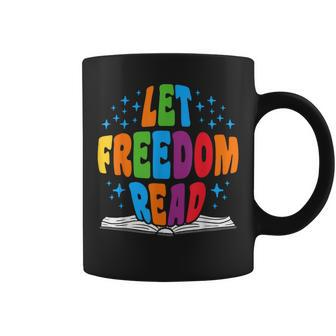 Let Freedom Read Banned Books Lover Coffee Mug - Monsterry