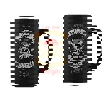 Let The Pirate Shenanigans Begin Skull Fun Halloween Costume Coffee Mug - Thegiftio