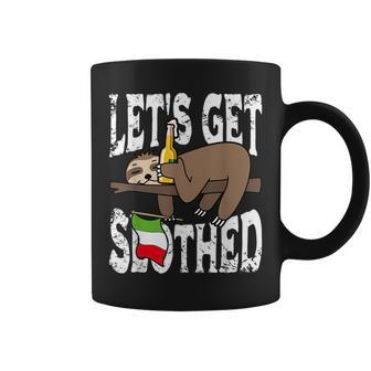 Lets Get Slothed Italian Beer Festival Party Men Women Fun Coffee Mug | Mazezy