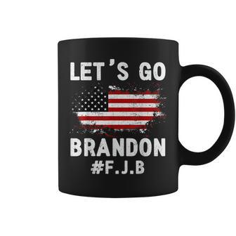 Lets Go Brandon Lets Go Brandon Us Flag Colors Funny Coffee Mug | Mazezy