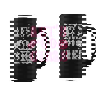 Lets Go Girls Western Country Southern Cowgirl Bachelorette Coffee Mug | Mazezy