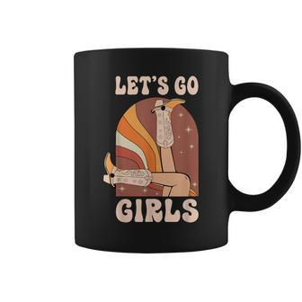 Let's Go Girls Western Cowgirl Bride Bridesmaid Bachelorette Coffee Mug - Monsterry CA