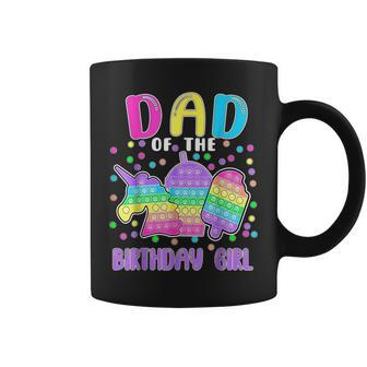 Let's Pop-It Dad Of The Birthday Girl Pop-It Coffee Mug - Monsterry