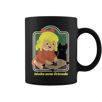 Let's Summon Ghosts And Demons Vintage Horror Edgy Horror Coffee Mug | Mazezy