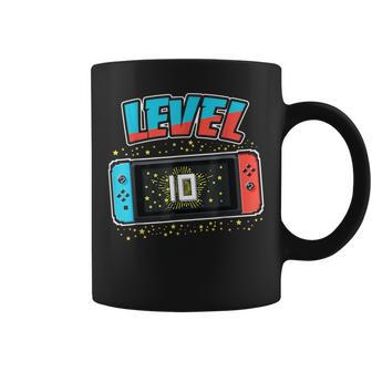 Level 10 Birthday Boy 10 Years Old Video Games Gift Coffee Mug | Mazezy