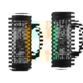 Level 10 Unlocked Birthday For Boys 10 Years Old Gamer Bday Coffee Mug | Mazezy