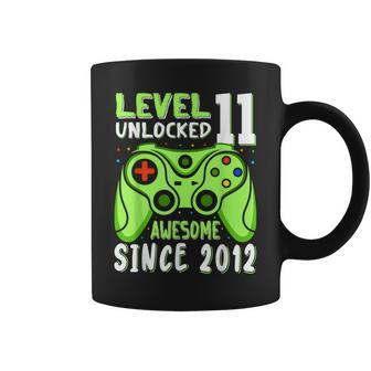 Level 11 Unlocked Awesome 2012 Video Game 11Th Birthday Boy Coffee Mug - Thegiftio UK
