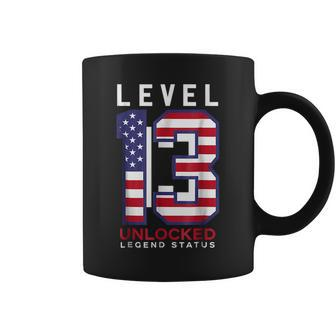Level 13 Unlocked 13 Year Old Video Gamer & Gaming Coffee Mug | Mazezy DE