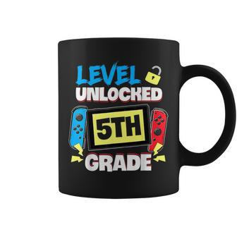 Level 5Th Grade Unlocked Back To School First Day Boys Girls Coffee Mug | Mazezy