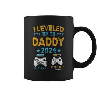 I Leveled Up To Daddy 2024 Soon To Be Dad 2024 Coffee Mug - Monsterry