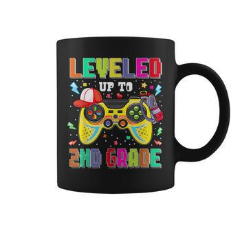 Leveled Up To 2Nd Grade Gamer First Day Boys Back To School Coffee Mug - Seseable