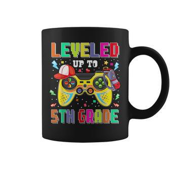 Leveled Up To 5Th Grade Gamer First Day Boys Back To School Coffee Mug - Monsterry DE
