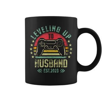 Leveling Up To Husband Level Unlocked Bachelor Party Grooms Coffee Mug