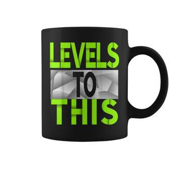 Levels To This Green Color Graphic Coffee Mug - Seseable