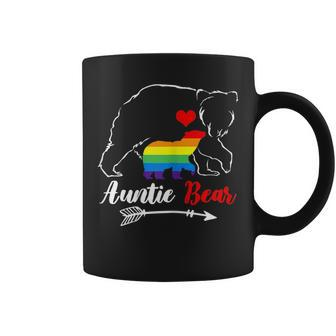 Lgbt Auntie Bear Aunt Gay Pride Proud Mom Mothers Day Coffee Mug | Mazezy