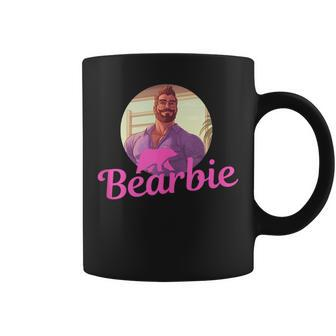 Lgbt Daddy Bearbie Gay Pride Month - Handsome Bear Cub Dad Coffee Mug - Seseable