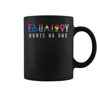 Lgbt Equality Hurts No One Pride Human Rights Men Women Kids Pride Month Funny Designs Funny Gifts Coffee Mug | Mazezy