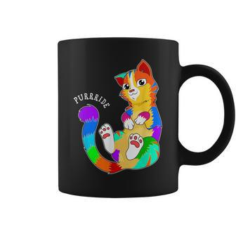 Lgbt Gay Pride Equal Rights Rainbow Queer Gay Cat Coffee Mug | Mazezy