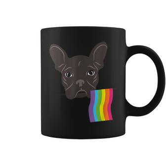 Lgbt Gay Pride French Bulldog Owner Coffee Mug | Mazezy
