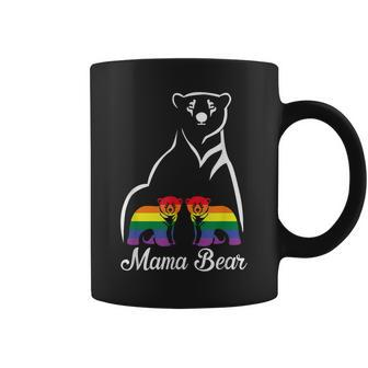 Lgbt Mama Bear Pride Mom Rainbow Coffee Mug | Mazezy