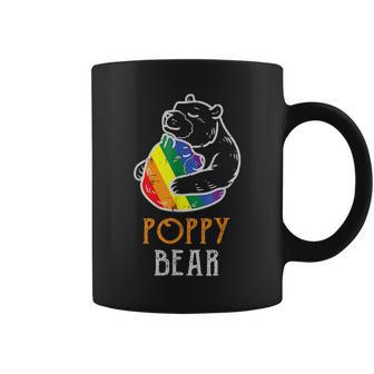 Lgbt Poppy Bear - Gay Pride Equal Rights Rainbow Coffee Mug | Mazezy