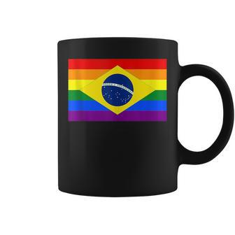 Lgbt Pride Brazilian Flag - Lgbtqia Brazil Coffee Mug | Mazezy