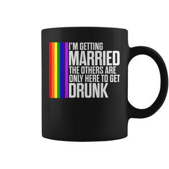 Lgbt Pride Gay Bachelor Party Married Engagement Coffee Mug | Mazezy
